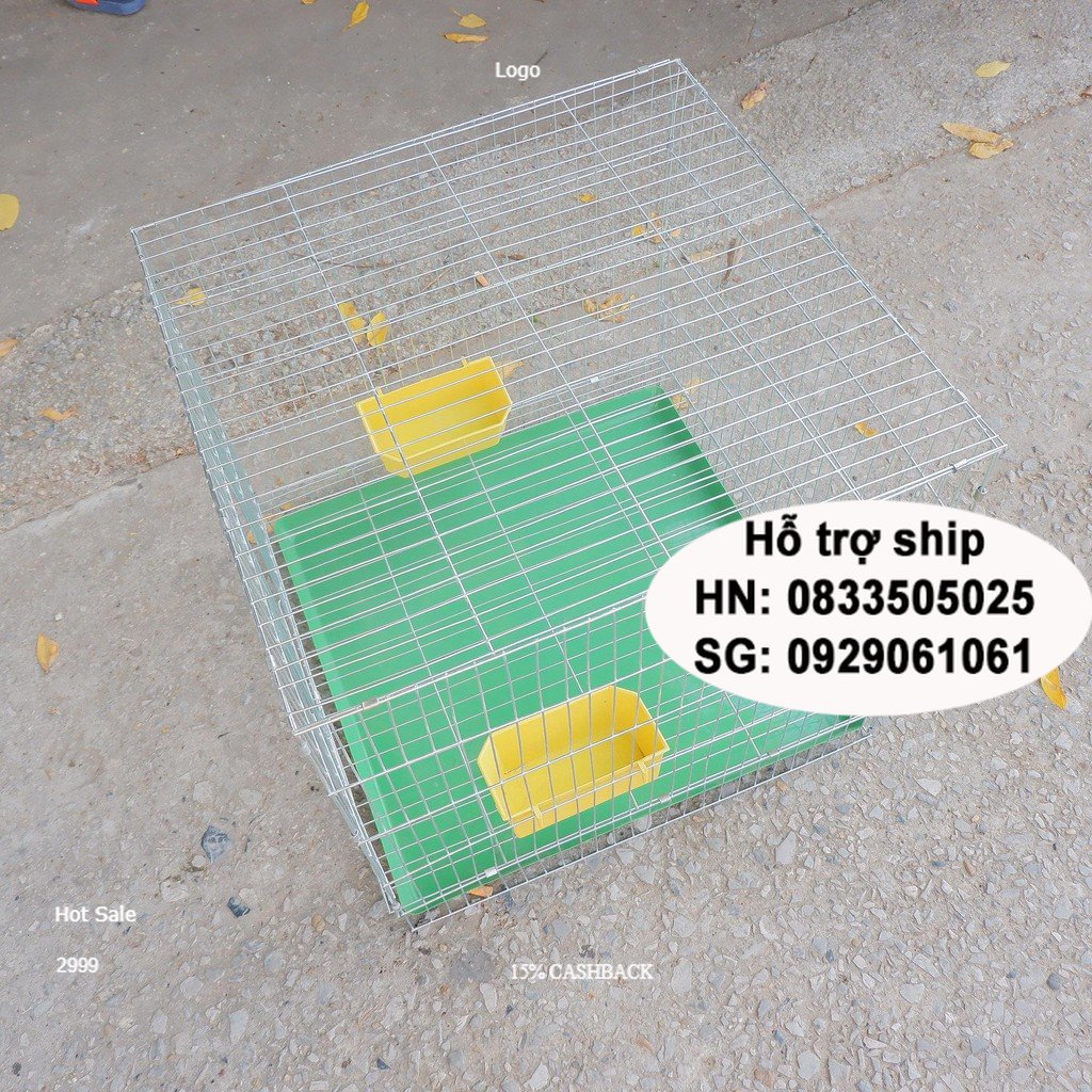 Doremiu- Chuồng chim bồ câu bằng kẽm loai rộng 50cm Nuôi bồ câu câu công nghiệp