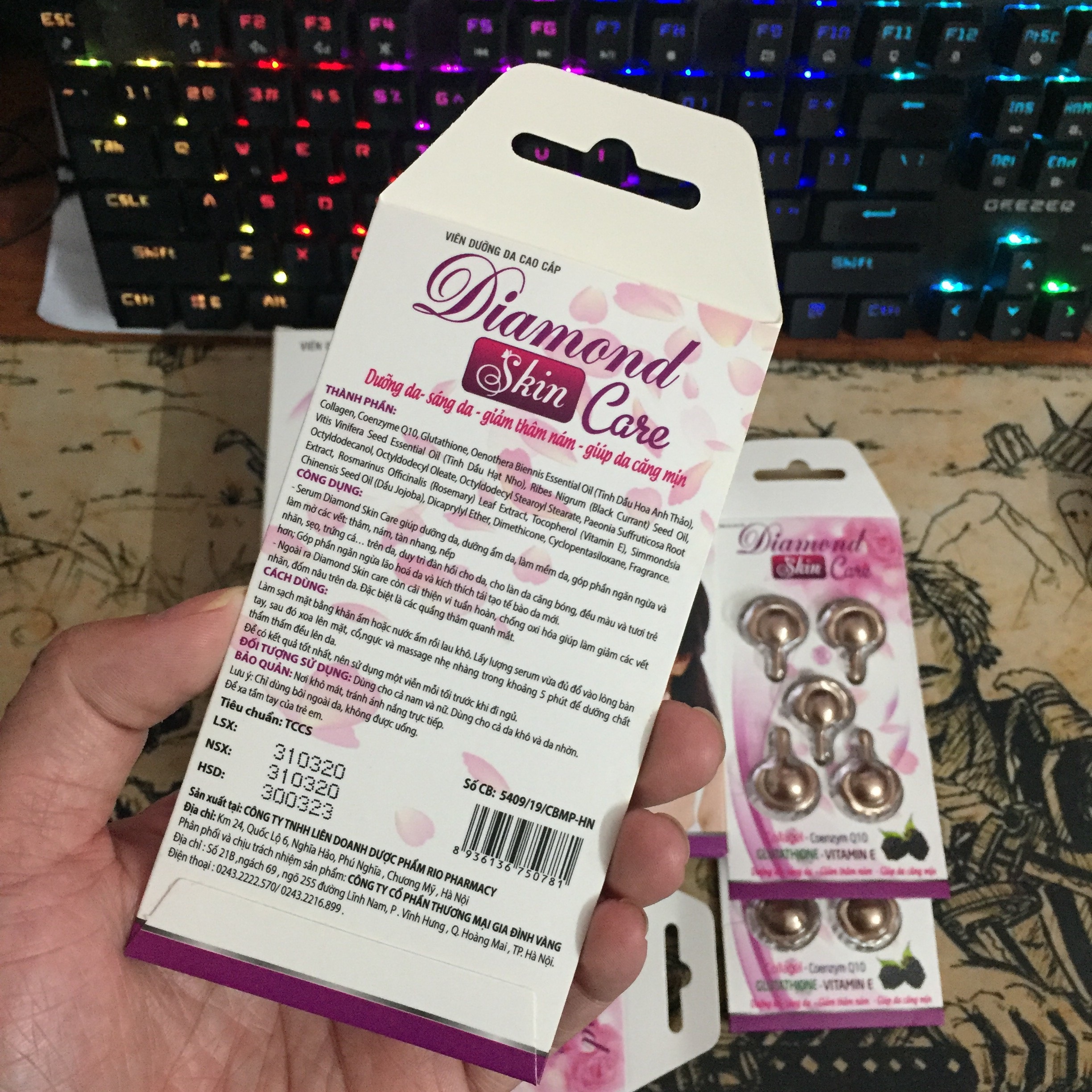 Viên Dưỡng Da Cao Cấp DIAMOND - SKIN CARE (Hộp 30 viên)