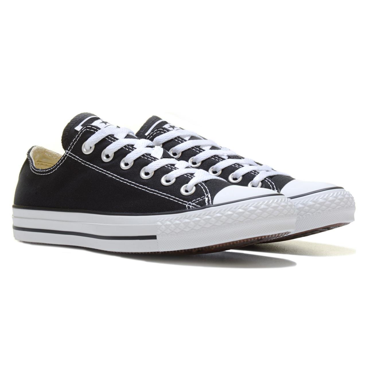 [HCM]Giày Sneaker Vải Canvas CV1 Cổ Thấp Nam Màu Đen