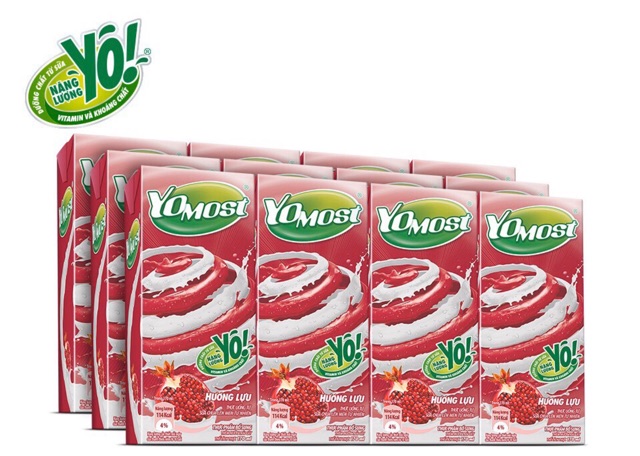 Bộ 3 Lốc Sữa Tươi Yomost Đủ Vị