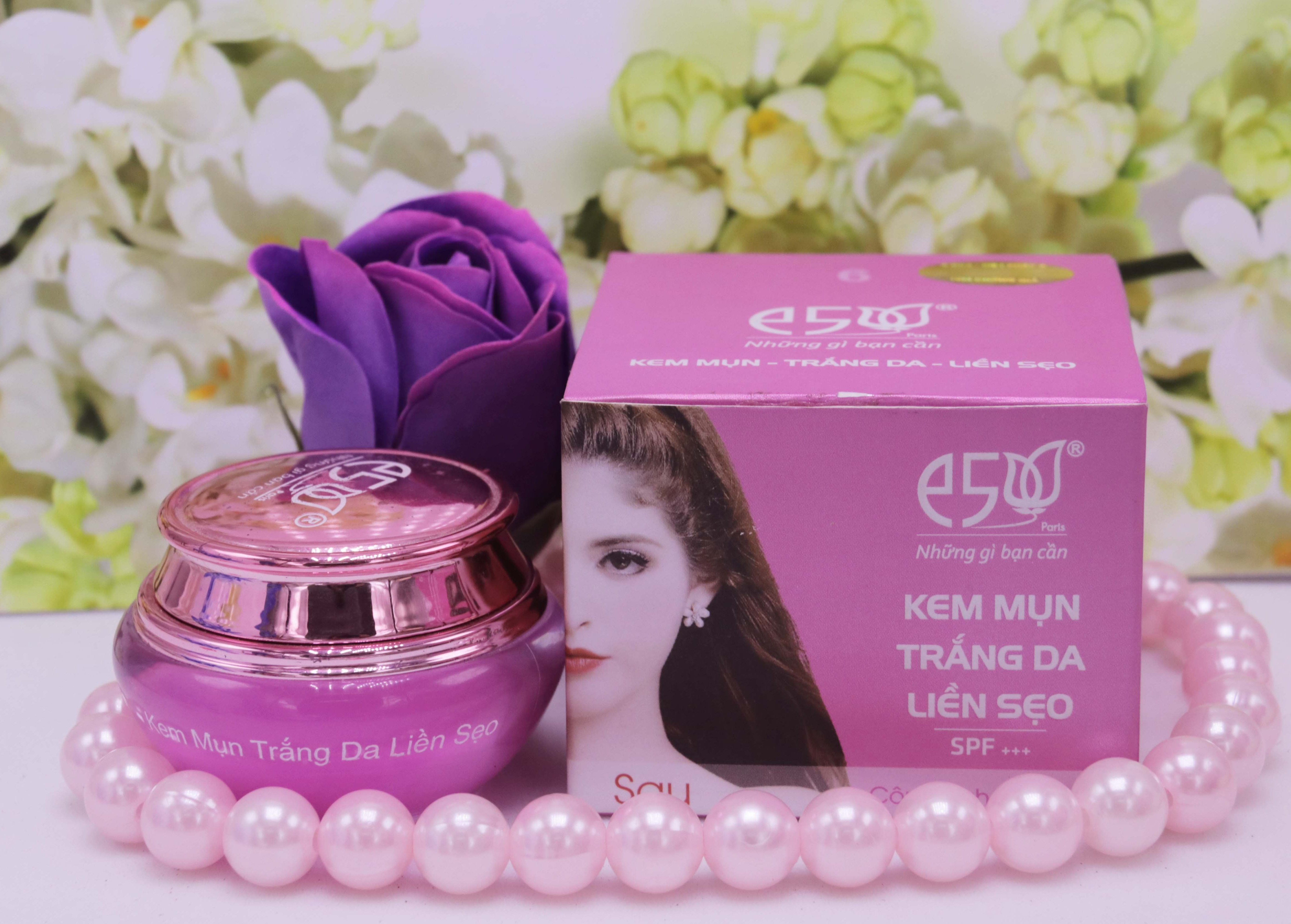 Kem Mụn Trắng Da Liền Sẹo 18g  E5