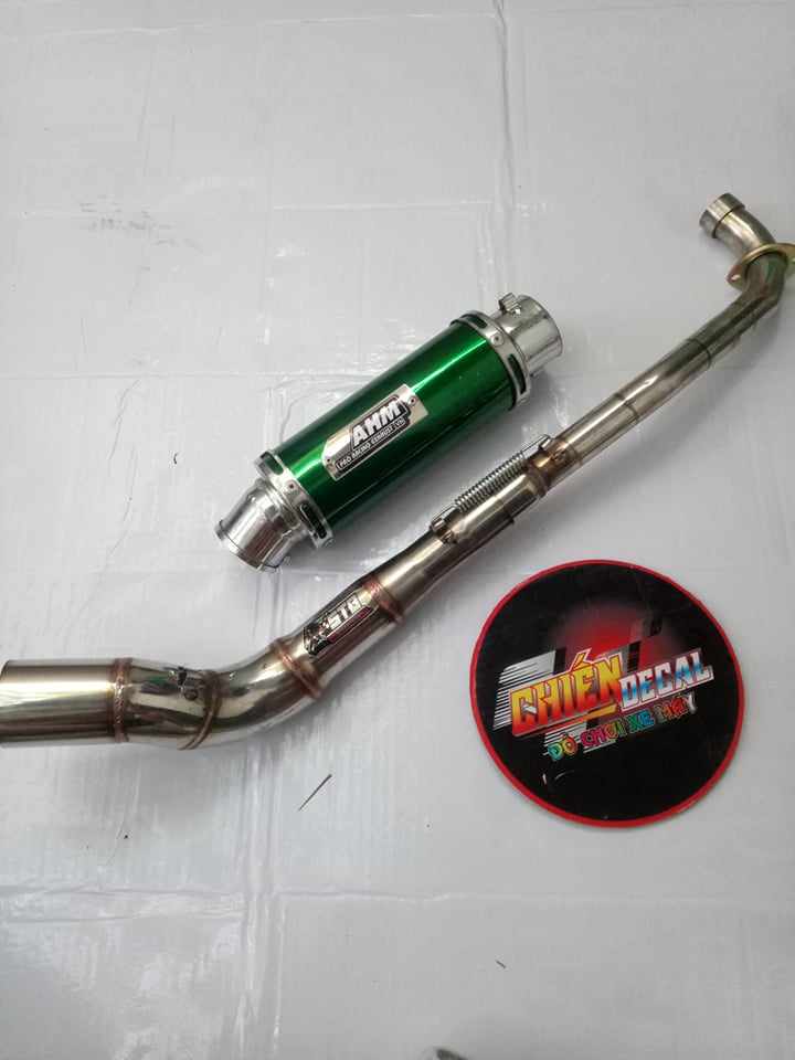 Pô AHM  full cổ  2 khúc lắp các  dòng xe sirius-jupiter.