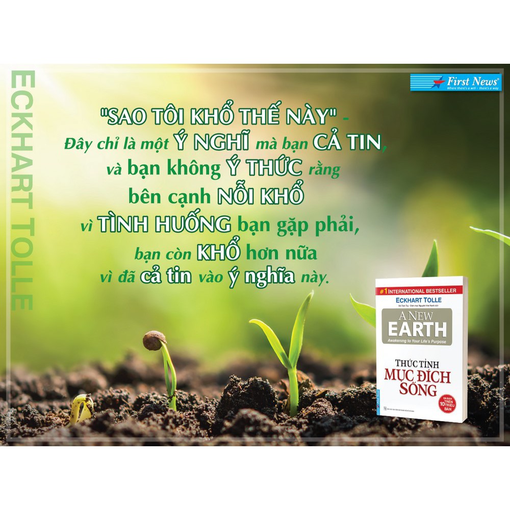 First News - Sách Thức Tỉnh Mục Đích Sống - Eckhart Tolle