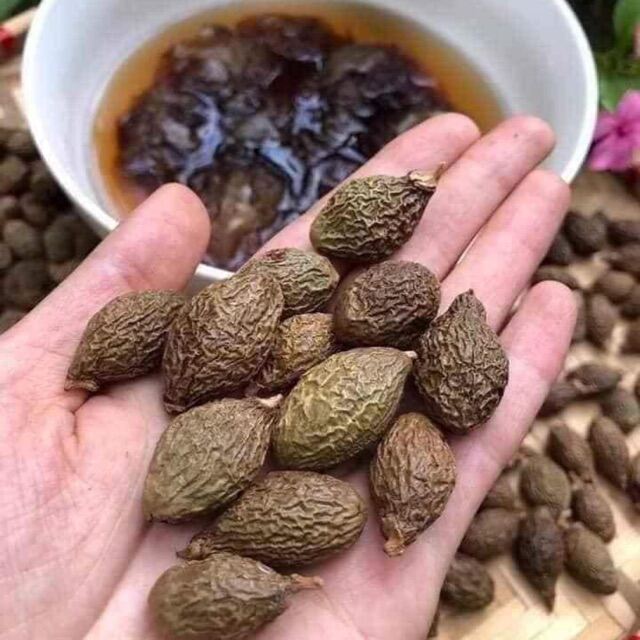 Đồ ăn vặt. hạt đười ươi rừng túi 100g, đồ ăn vặt