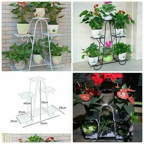 Kệ sắt để cây cảnh, chậu hoa 6 tầng