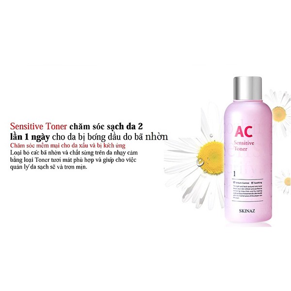 Toner AC Sensitive Toner Skinaz Hàn Quốc