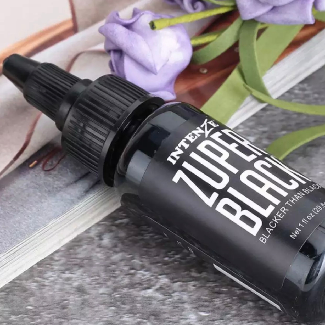 Mực xăm intenze zuper black 30ml