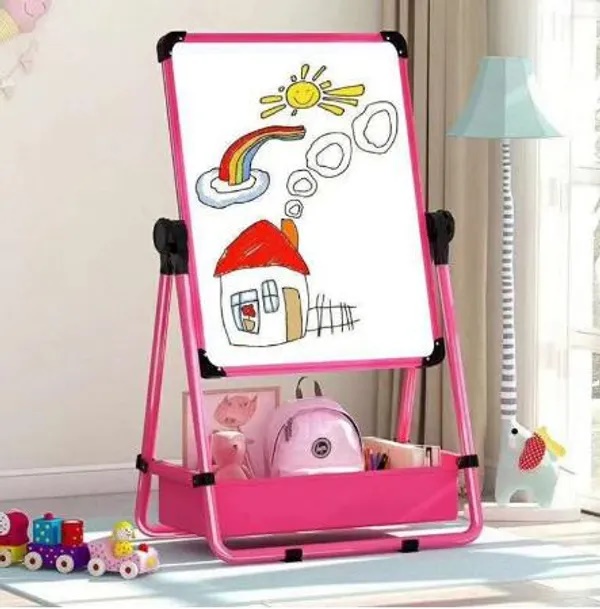 Bảng viết vẽ 2 mặt chống lóa mỏi mắt cho bé trai và bé gái di động thông minh, mặt bảng xoay 360 độ, Bang viet ve 2 mat chong loa moi mat cho be trai va be gai di dong thong minh, mat bang xoay 360 do