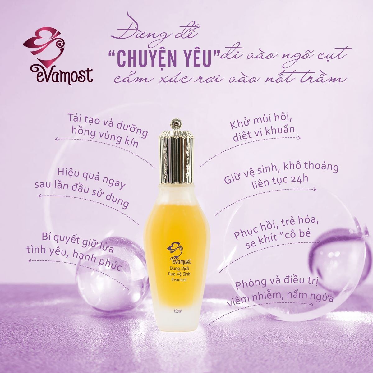 Dung dịch vệ sinh Evamost Nhã Phương ( date 9/2026 )