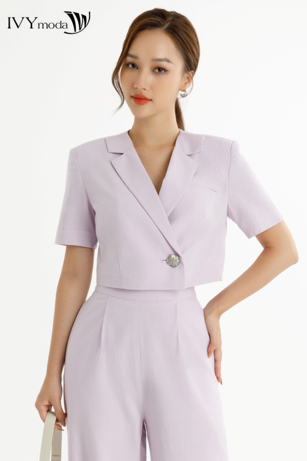 Set áo Blazer và quần suông dài IVY moda MS 61M7502