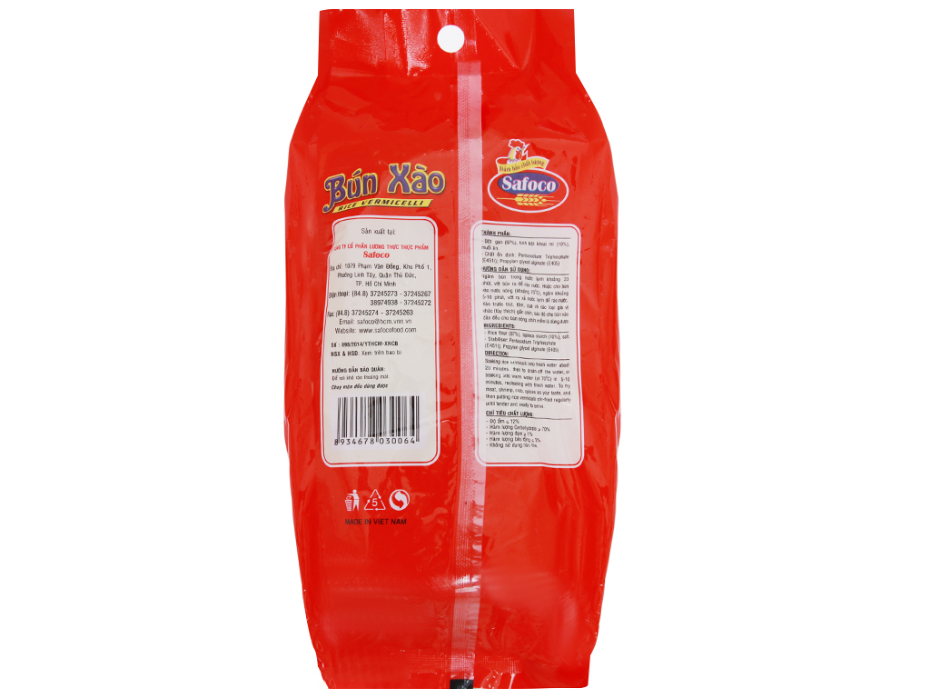 Bún Gạo Safoco Gói 300g
