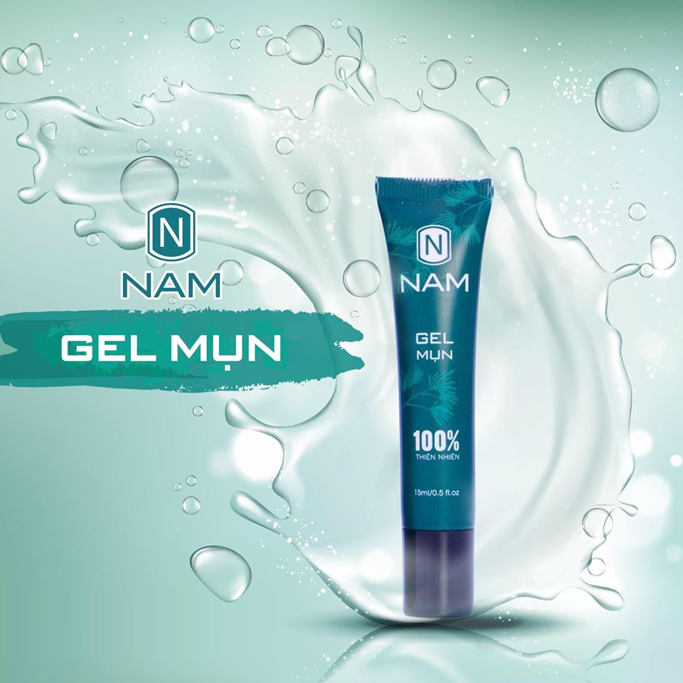 [HCM]Gel trị mụn NAM Thiên Nhiên Việt  (15ml) Tăng gel lột mụn