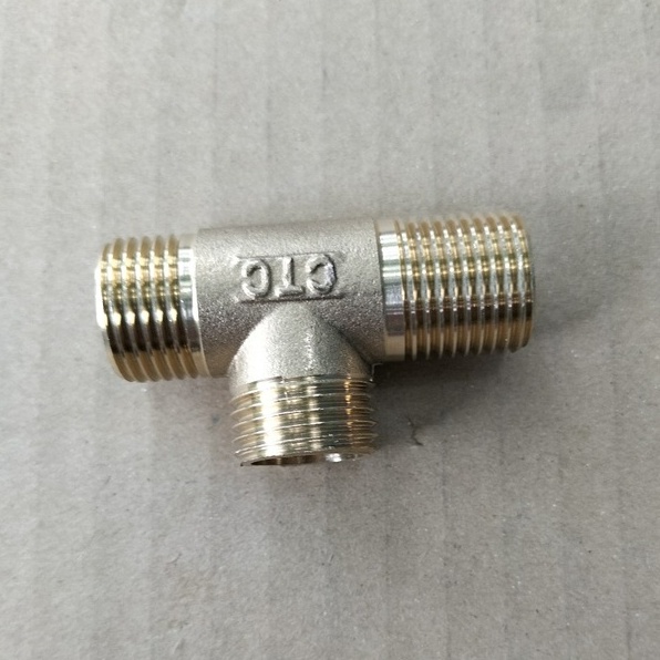 Tê ren ngoài 21 bằng đồng , inox, tê ren trong 21