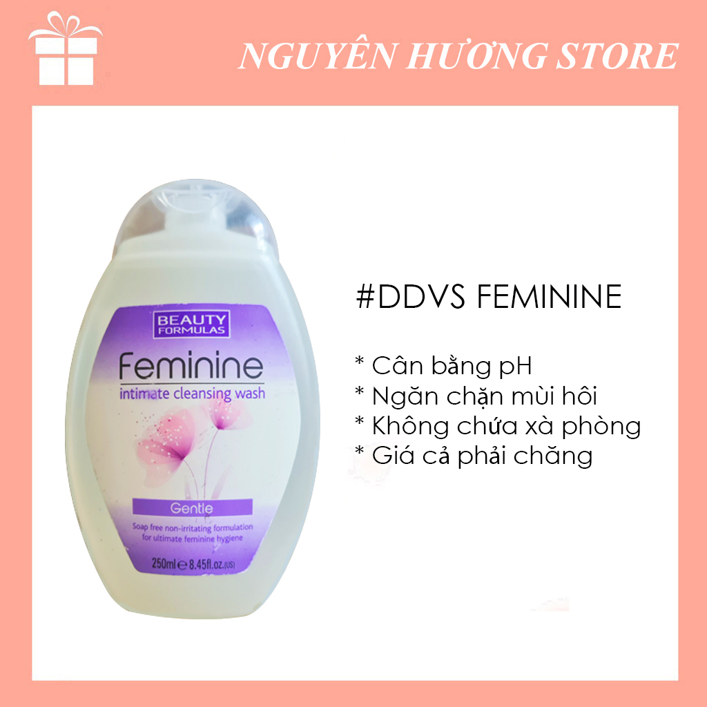 Dung Dịch Vệ Sinh Beauty Formulas Feminine 250ml