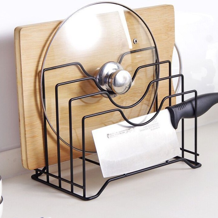 Kệ Để Nắp Nồi Gác Dao Thớt Đa Năng