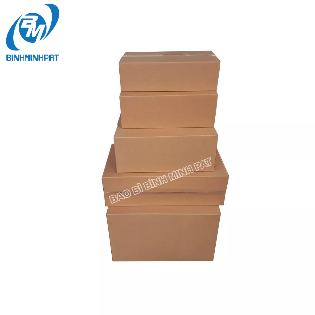 Thùng carton, hộp carton ship COD nhiều kích thước tùy chọn cho đóng gói hàng hóa vận chuyển giá tốt nhất tại Bình Minh PAT