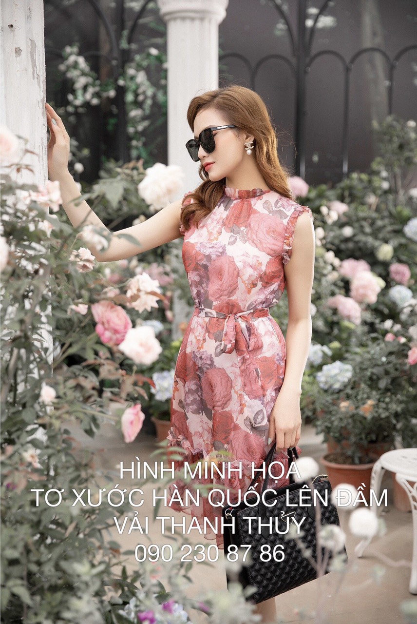 [HCM]TƠ HOA HÀN  - DÒNG VẢI CAO CẤP