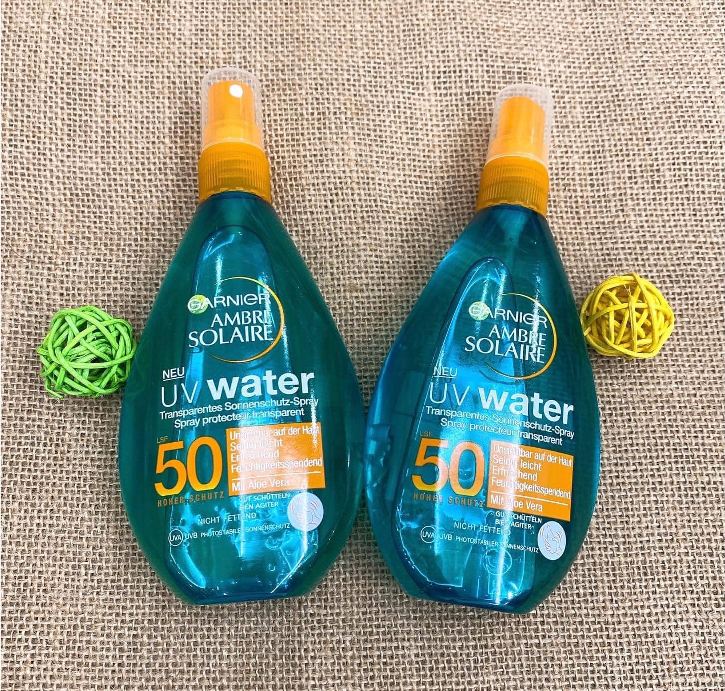 XỊT CHỐNG NẮNG GARNIER UV WATER LSF50.