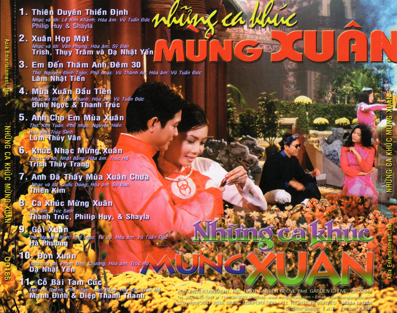 AsiaCD186-Những Ca Khúc Mừng Xuân