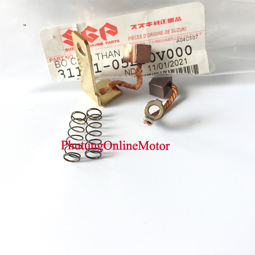 Bộ Chổi Than Đề Viva-Smash-Revo -Phụ tùng chính hãng suzuki
