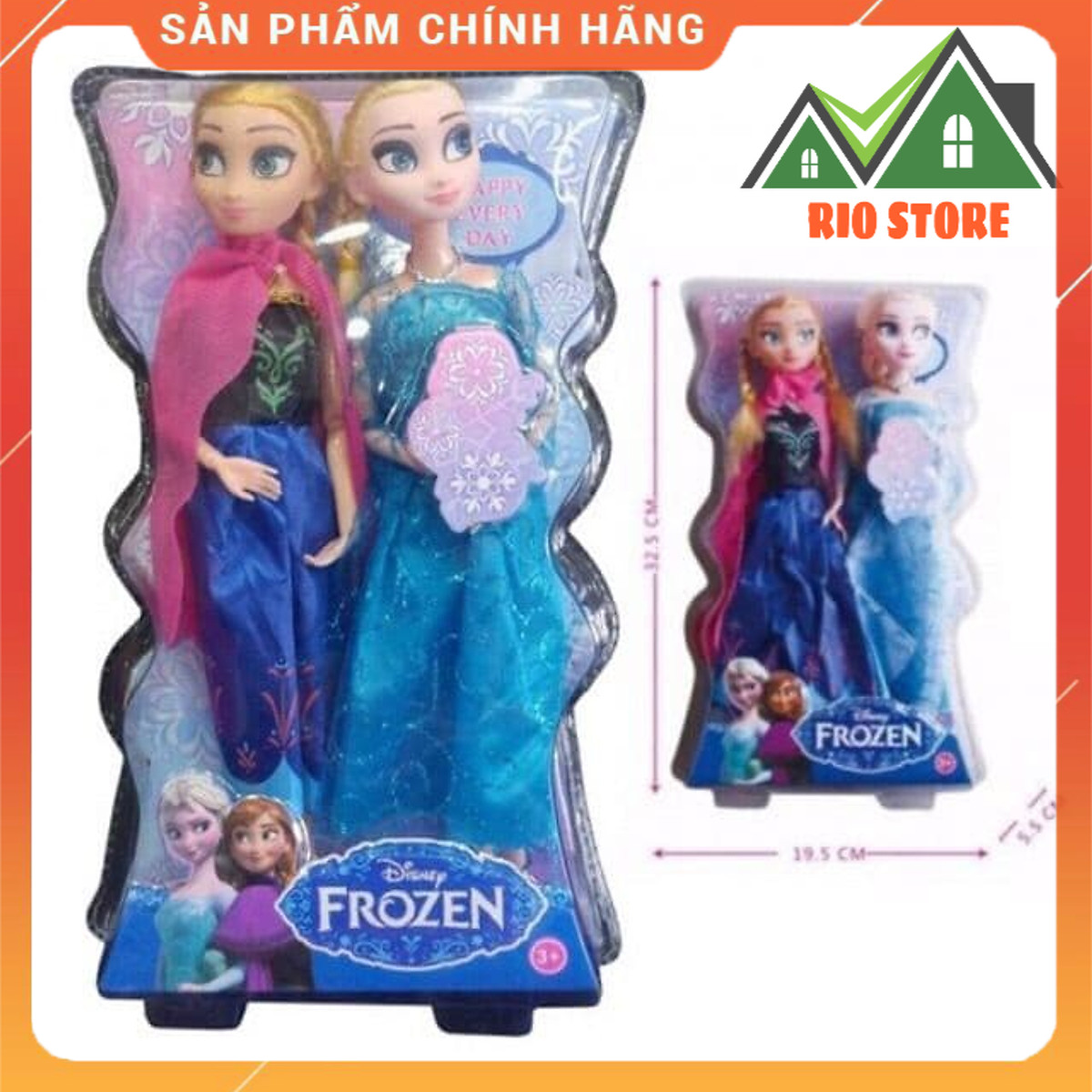 Búp Bê Công Chúa Frozen Nữ Hoàng Băng Giá Elsa Và Anna Có Khớp Cho Bé Gái
