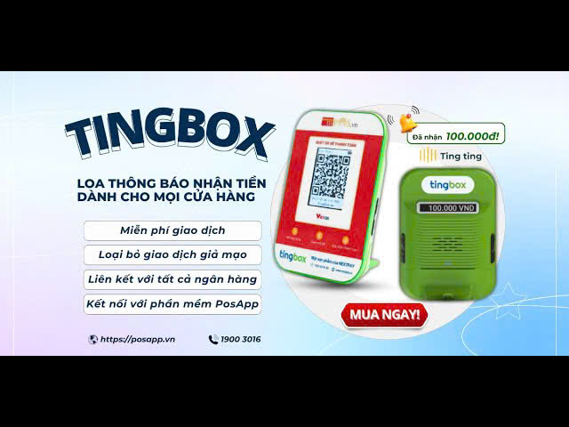 (CHẮC NHIỀU NGƯỜI ĐANG CẦN) Loa thông minh Thế Hệ Mới TingBox- Loa đọc thông báo nhận tiền chuyển khoản QR cho mọi cửa hàng