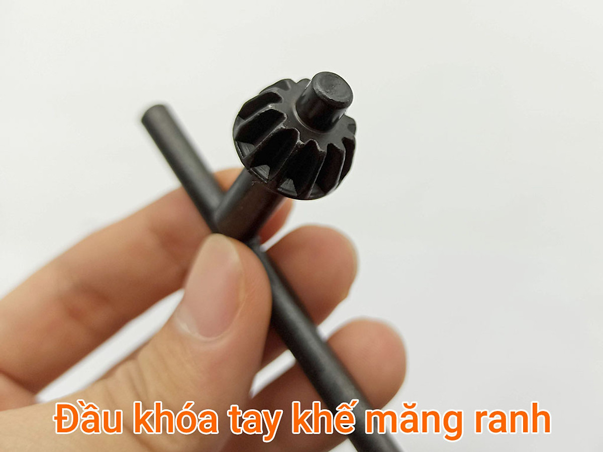 Khóa tay khế mở đầu măng ranh máy khoan