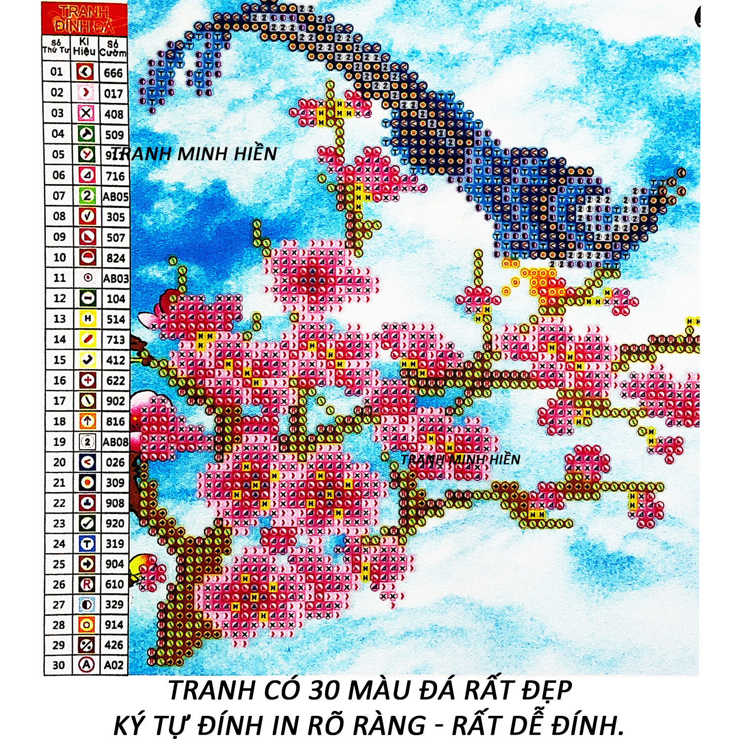 Tranh Đính Đá 5D - Gia Đình Là Bờ Bến Yêu Thương 28 (Kèm Quà Tặng) - Tranh Minh Hiền (TỰ ĐÍNH ĐÁ)