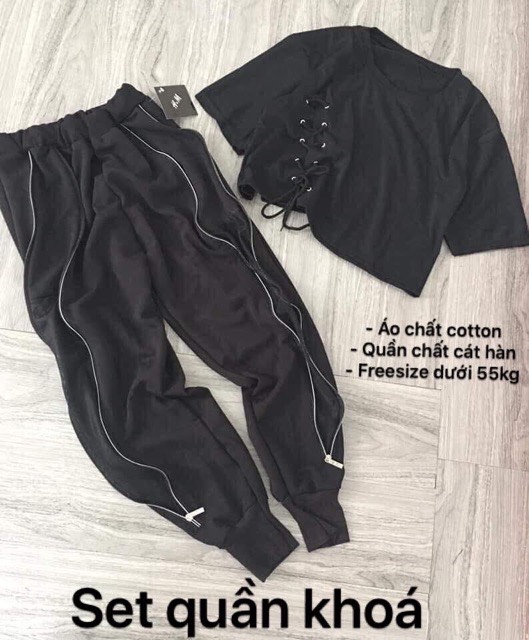 [Hình Thật] Áo Croptop Ôzê sườn Thắt Dây Hit Hot e3