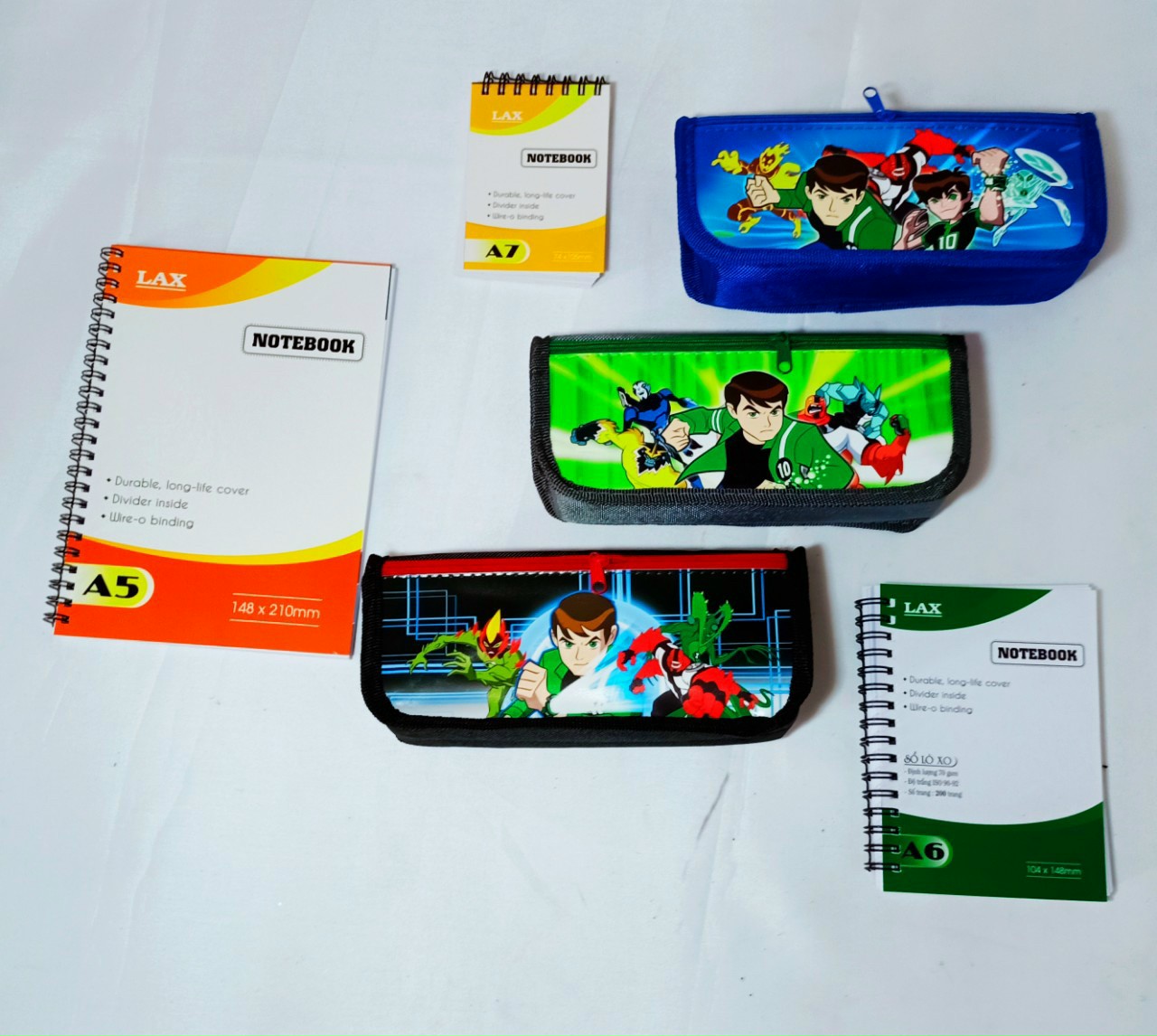 Ví đựng bút vải hình Ben 10