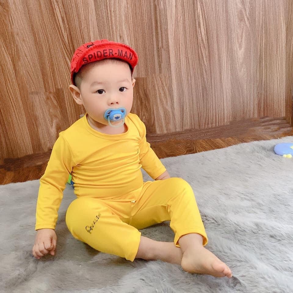 Freeship | Bộ Thun Lạnh Cho Bé | Thun Trơn | 4-15kg | Có Video