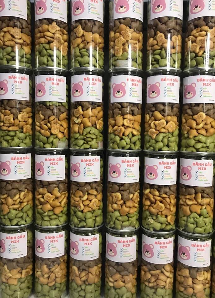 [HCM]Bánh gấu mix 4 vị
