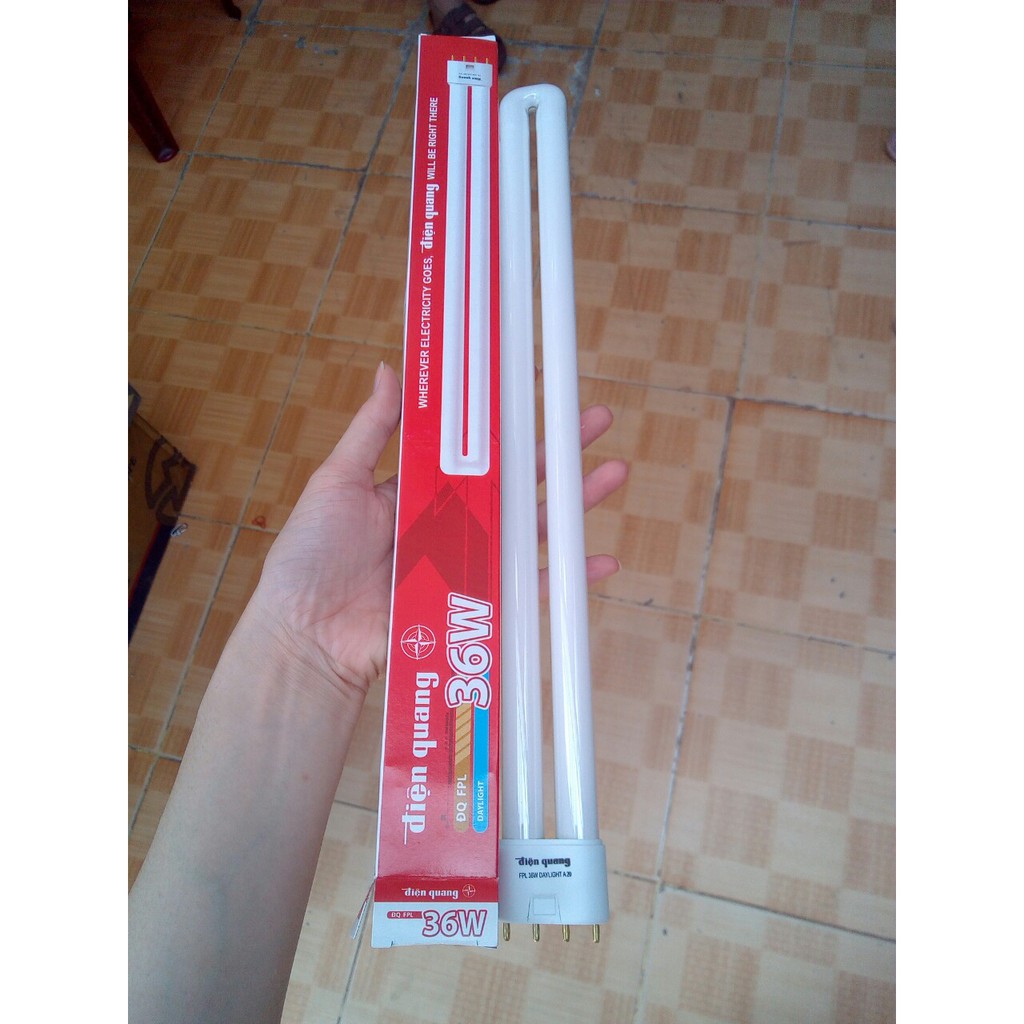 BÓNG ĐÈN DOUBLE WING 36W ĐIỆN QUANG TRẮNG dw ( Doublewing )