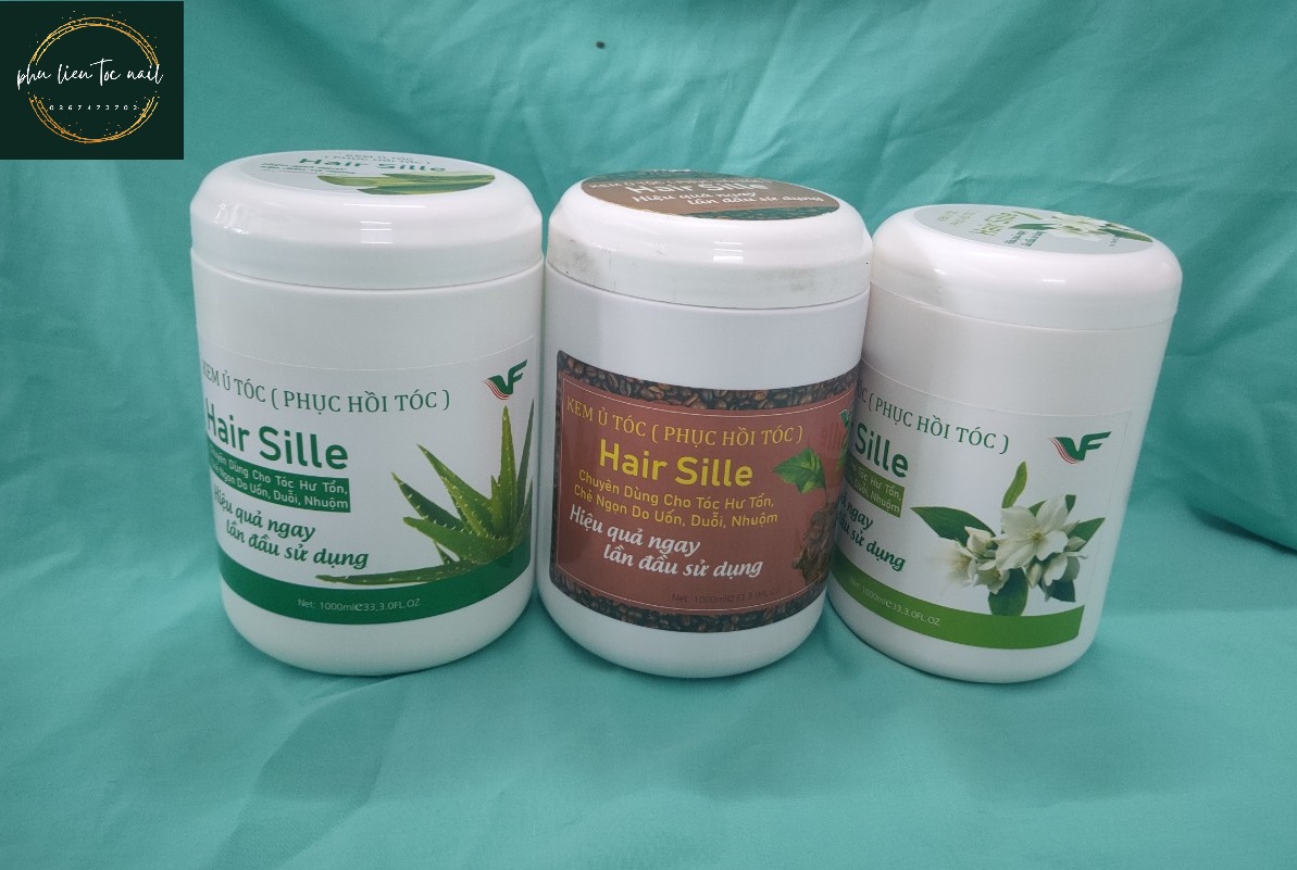 Hấp dầu phục hồi tóc hair sille 1000ml - trường thọ, tđ