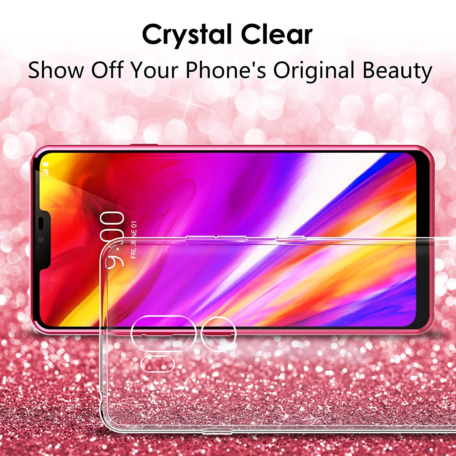 Ốp Silicon cho LG G7 Trong suốt (Loại A+ chống ố vàng)