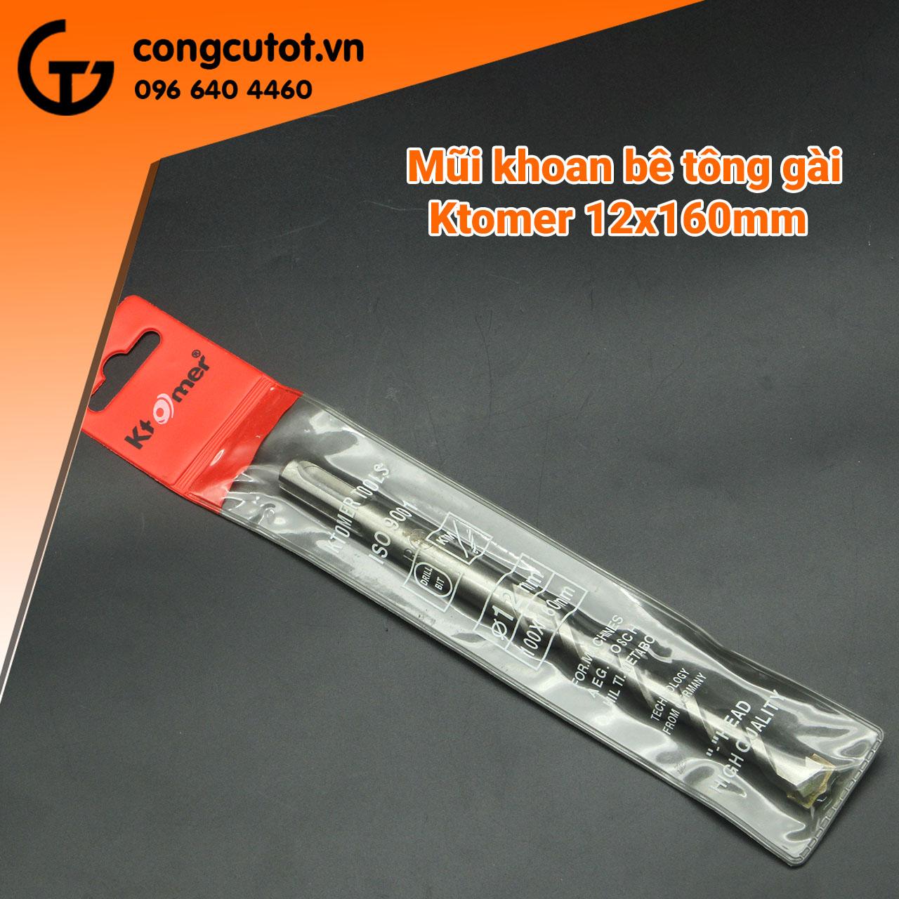 Mũi khoan bê tông gài Ktomer