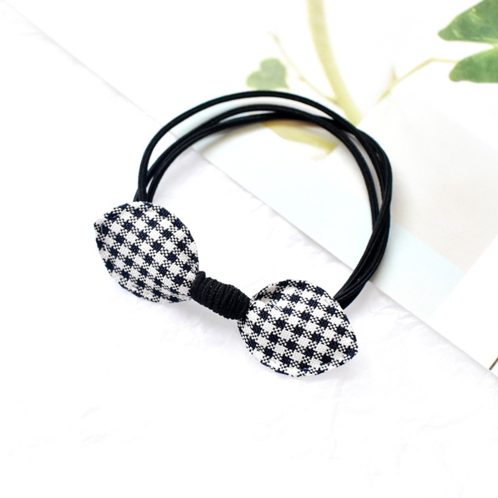Set 4 Dây Cột Tóc Tiểu Thư Kiểu Hàn Quốc Siêu Xinh.
