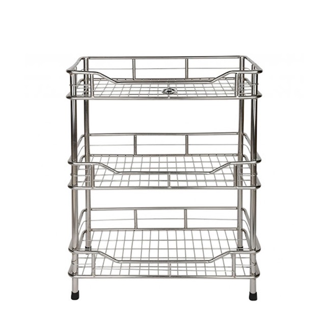 Kệ chén 3 tầng inox