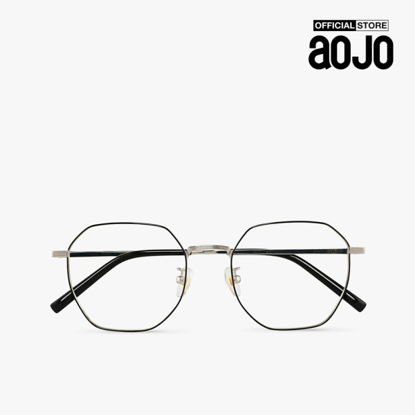 Giá bán aojo - Gọng kính đa giác bo tròn thời trang AJ101FF012-BKC1