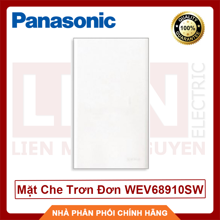 Panasonic mặt che trơn đơn wev68910sw wide - hàng chất lượng - bh 12 tháng
