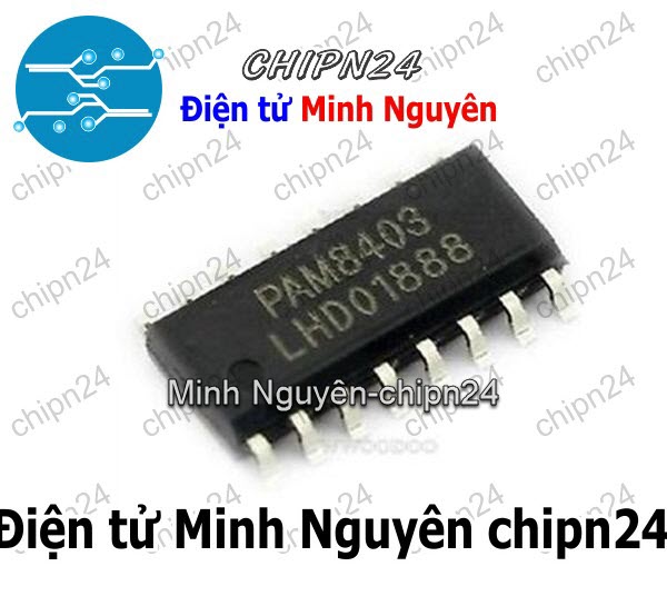 [2 con] (SOP) IC Dán PAM8403 SOP-16 (SMD) (Class D 2*3W) (IC Khuếch đại âm thanh) - HH001972