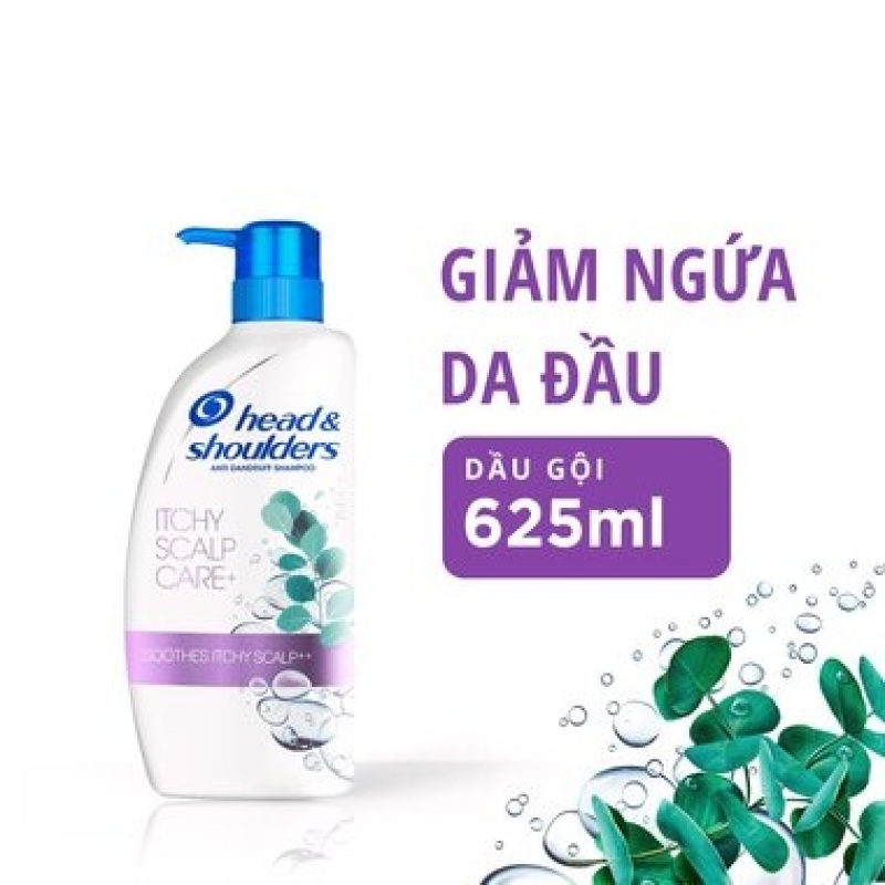 Dầu gội (Shampoo) Head & Shoulders Da đầu ngứa chai vòi 625ML giá rẻ