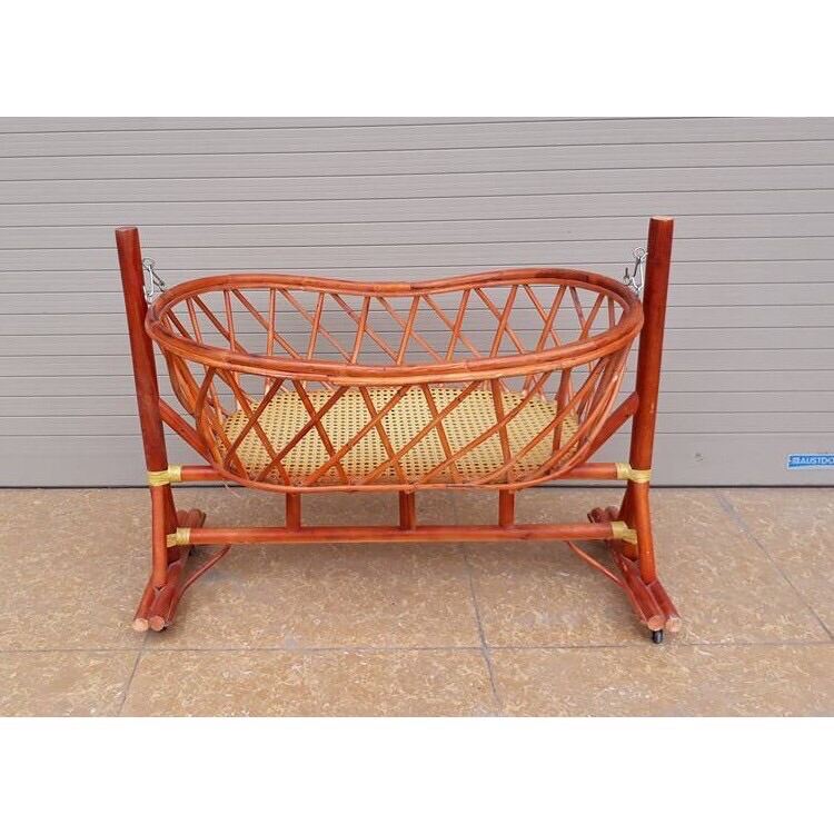 [FREESHIP MAX + MÃ GIẢM GIÁ] - Nôi mây cho bé từ 0-12 tháng