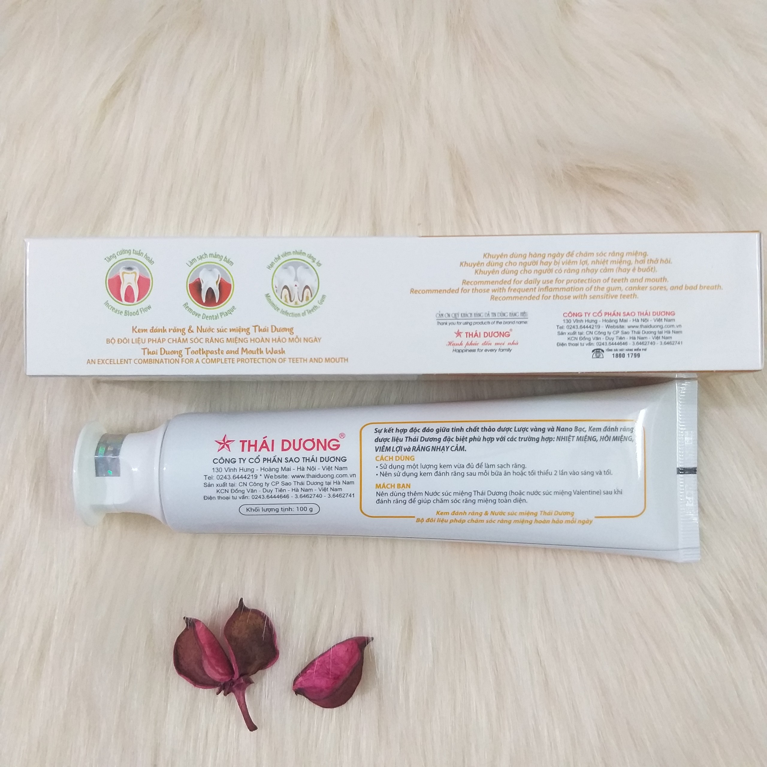 Kem đánh răng dược liệu Thái Dương