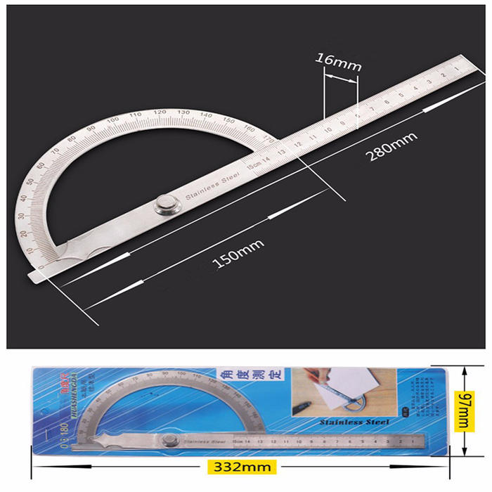 Thước đo góc 180 độ
