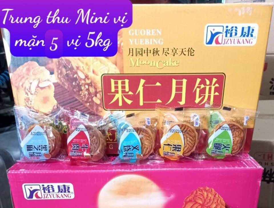 [ Bánh ngọt truyền thống ] Combo 500gr bánh trung thu mini mix vị siêu cute