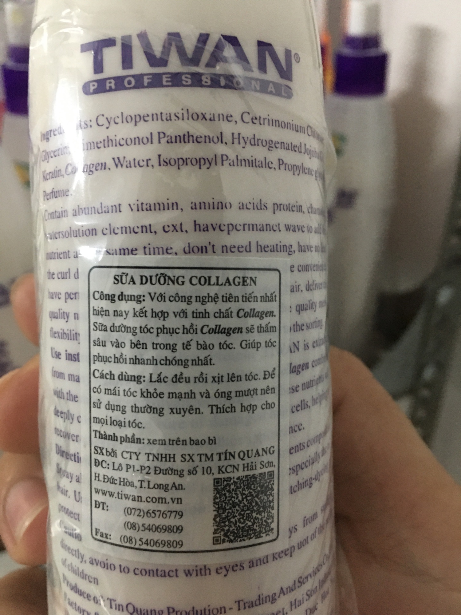 [HCM]Sữa dưỡng tóc collagen phục hồi