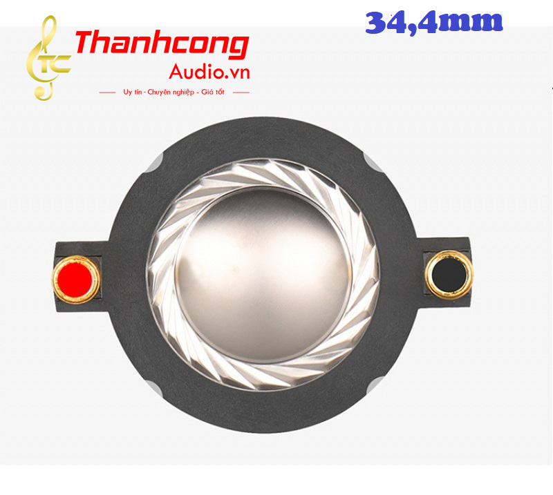 Coil loa treble kèn 34,4mm loại có cọc, màng titan - côn trép 350