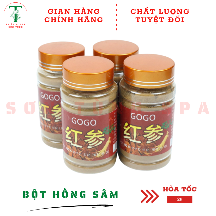 Bột hồng sâm Gogo cấy đẹp da dùng cho spa, cá nhân