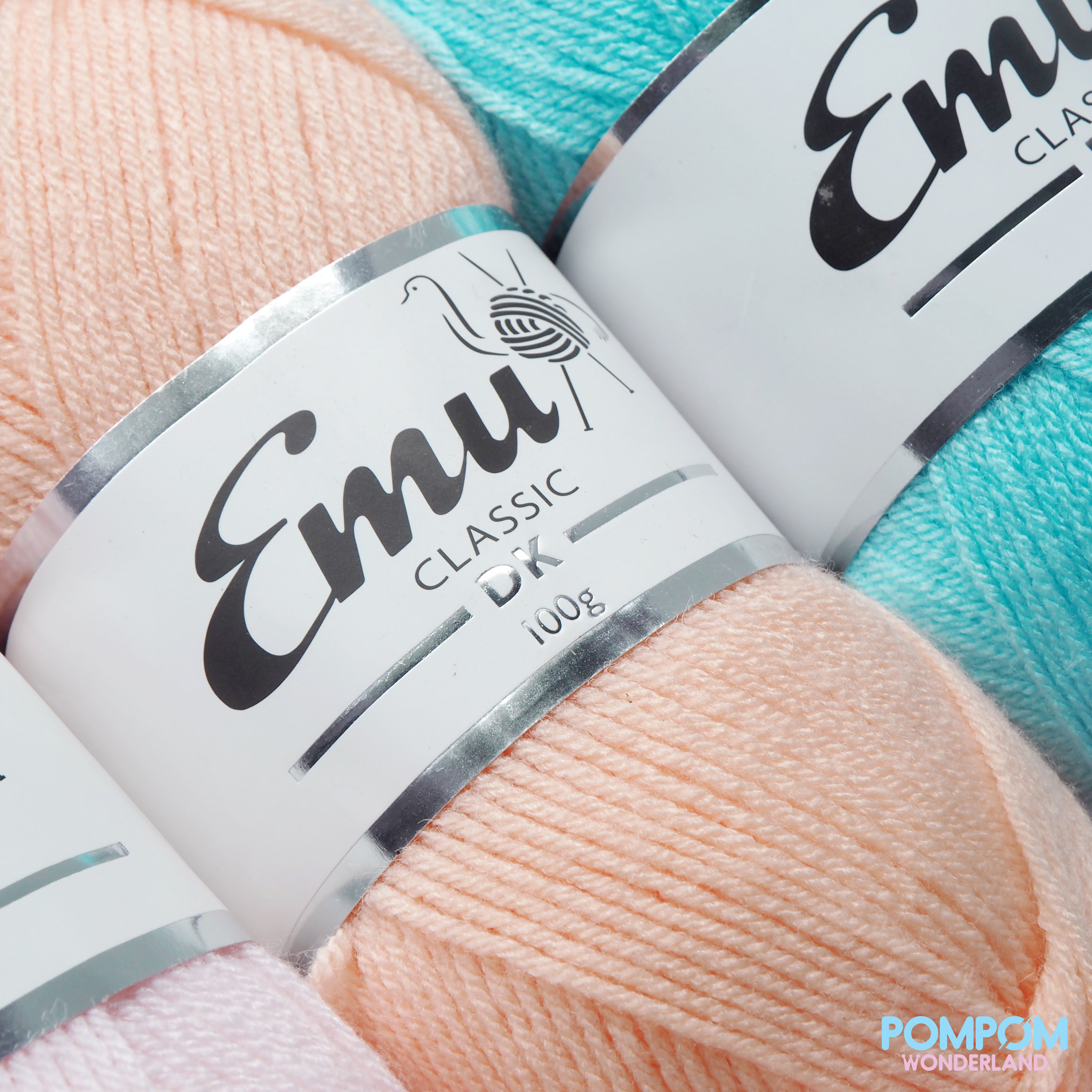 Len sợi Acrylic Yarn Emu Classic DK (Tông màu pastel)